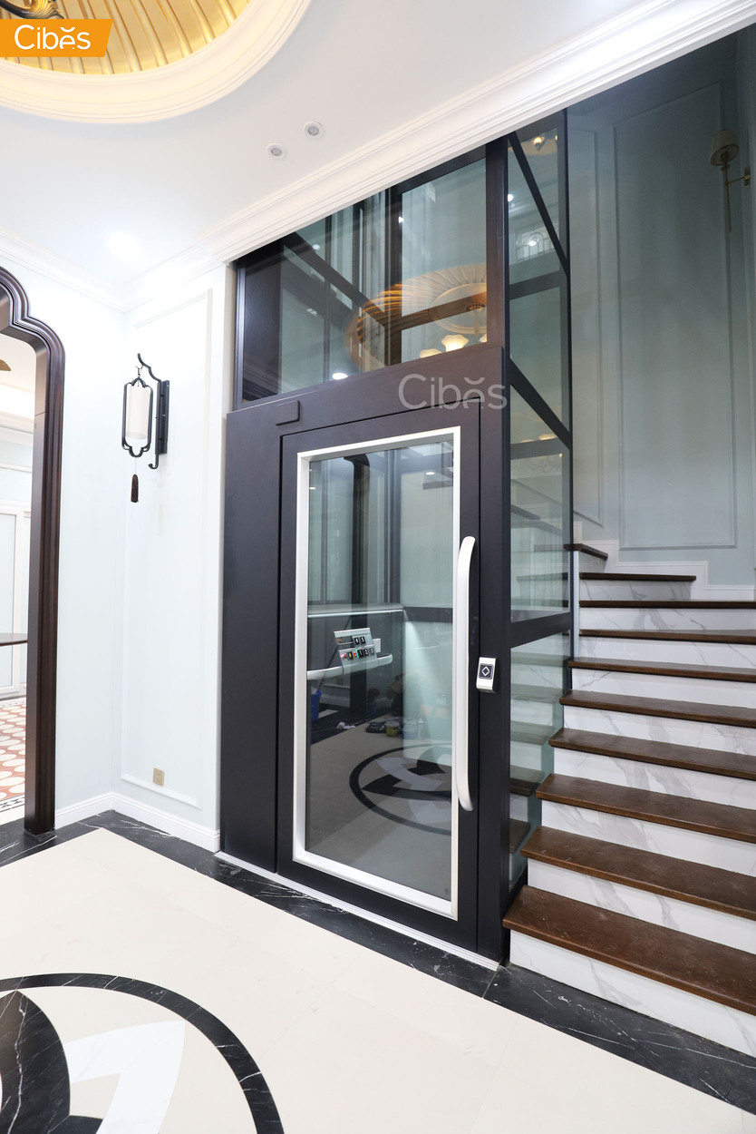 KĐT FLC Đại Mỗ, Hà Nội - Thang máy Cibes Uno hòa hợp với nội thất Indochine